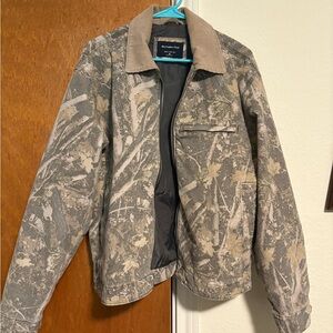 Abercrombie & Fitch Camouflage Jacket - Gray and Tan